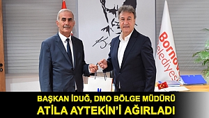 Başkan İduğ, DMO Bölge Müdürü Atila Aytekin’i ağırladı