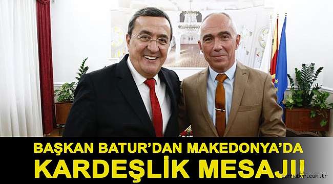 Batur: Bizler soydaş, bizler kardeş, bizler çok iyi dostlarız