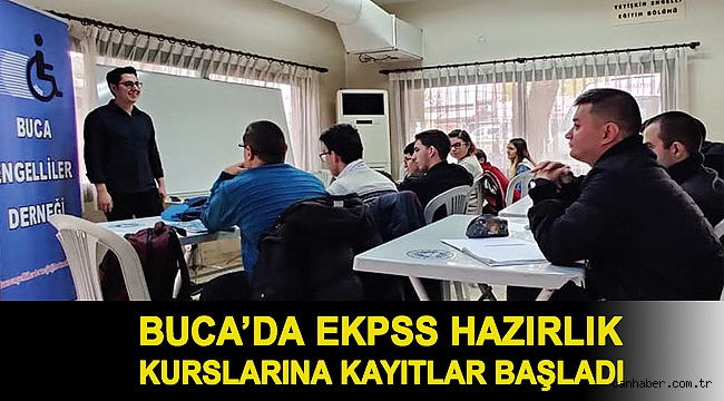 Buca'da EKPSS hazırlık kurslarına kayıtlar başladı