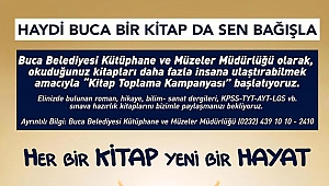 Buca’da kitap toplama kampanyası