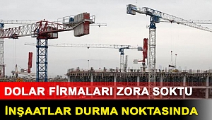 Dolar firmaları zora soktu: İnşaatlar durma noktasında
