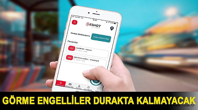 Görme engelliler durakta kalmayacak