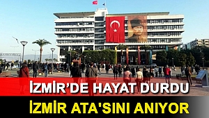 İzmir Ata'sını anıyor