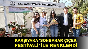 Karşıyaka ‘Sonbahar Çiçek Festivali’ ile renklendi
