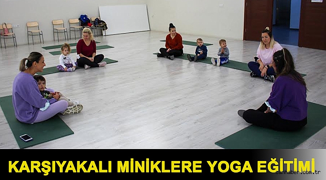 Karşıyakalı miniklere yoga eğitimi