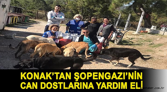 Konak’tan Şopengazi’nin can dostlarına yardım eli