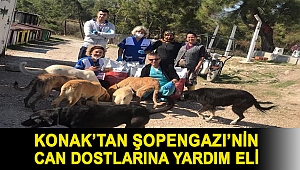 Konak’tan Şopengazi’nin can dostlarına yardım eli