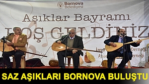 Saz aşıkları Bornova buluştu