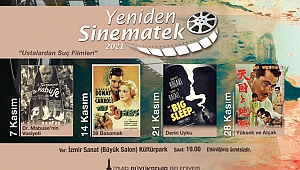Yeniden Sinematek’te ustalardan suç filmleri