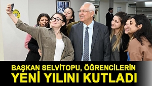 Başkan Selvitopu, öğrencilerin yeni yılını kutladı.
