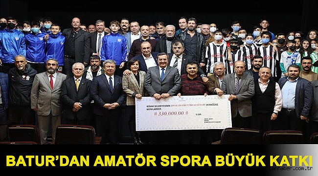 Batur’dan amatör spora büyük katkı