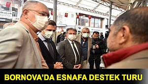 Bornova’da esnafa destek turu