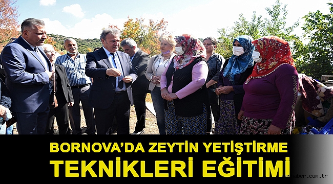 Bornova’da Zeytin Yetiştirme Teknikleri eğitimi