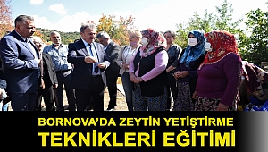 Bornova’da Zeytin Yetiştirme Teknikleri eğitimi