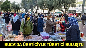 Buca’da üreticiyle tüketici buluştu