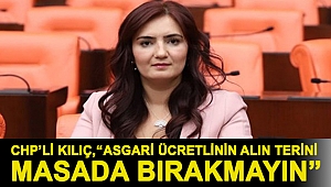 CHP İzmir Milletvekili Av. Sevda Erdan Kılıç: “Asgari ücretlinin alın terini masada bırakmayın”
