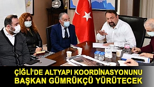 Çiğli’de Altyapı Koordinasyonunu Başkan Gümrükçü Yürütecek