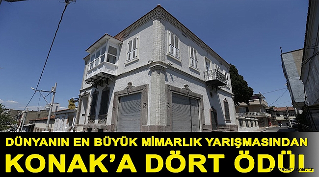 Dünyanın en büyük mimarlık yarışmasından Konak’a dört ödül