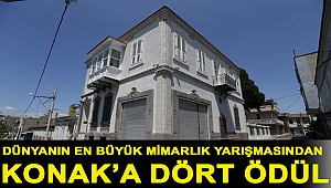 Dünyanın en büyük mimarlık yarışmasından Konak’a dört ödül