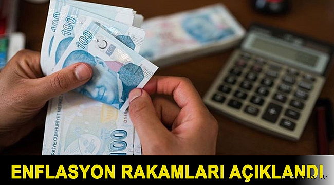 Enflasyon rakamları açıklandı