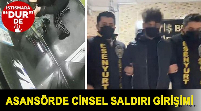 Esenyurt'ta asansörde cinsel saldırı girişimi