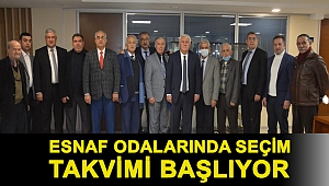 Esnaf Odalarında seçim takvimi başlıyor