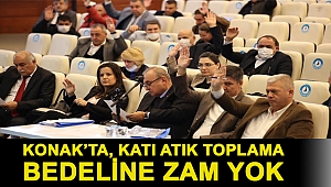 Konak’ta, katı atık toplama bedeline zam yok