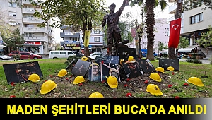 Maden şehitleri Buca’da anıldı
