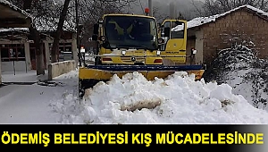Ödemiş Belediyesi kış mücadelesinde