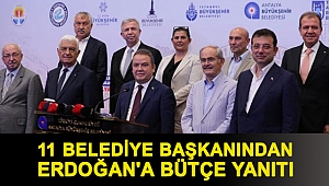 11 belediye başkanından Erdoğan'a bütçe yanıtı
