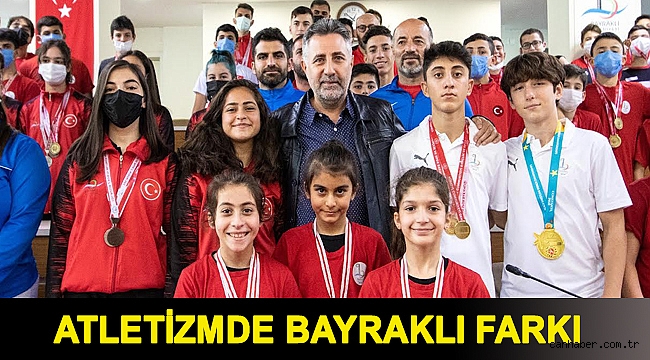 Atletizmde Bayraklı farkı