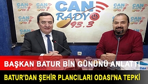 Başkan Batur Bin Gününü Anlattı... Batur'dan Şehir Plancıları Odası'na Tepki