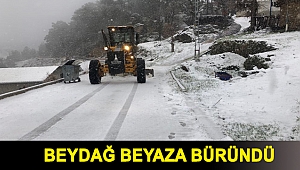 Beydağ Beyaza Büründü