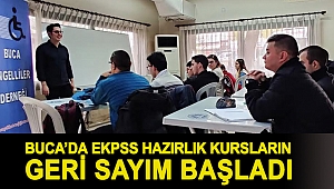 Buca’da EKPSS hazırlık kurslarına geri sayım başladı