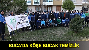 Buca’da köşe bucak temizlik