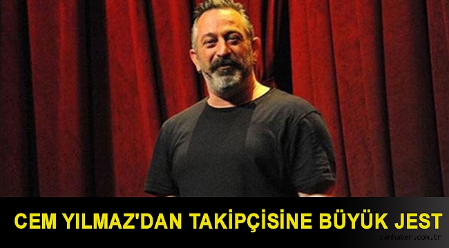 Cem Yılmaz'dan takipçisine büyük jest: 'Güle güle kullan sevgili kardeşim'