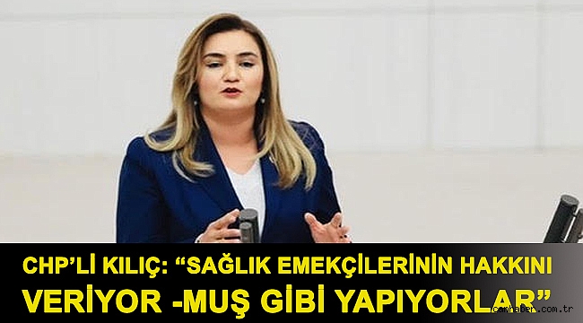 CHP İzmir Milletvekili Av. Sevda Erdan Kılıç: