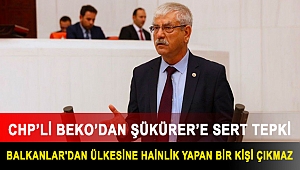 CHP'li Beko'dan Şükürer'e Sert Tepki: