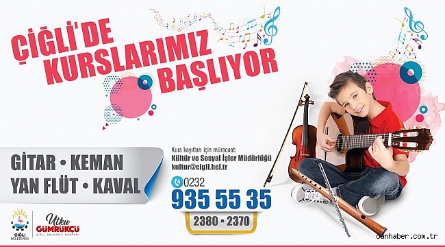 Çiğli’de Yeni Yılın İlk Kursları Başlıyor