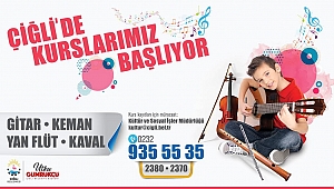 Çiğli’de Yeni Yılın İlk Kursları Başlıyor