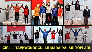 Çiğlili Taekwondocular Madalyaları Topladı