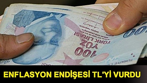 Enflasyon endişesi TL'yi vurdu