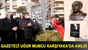 Gazeteci Uğur Mumcu Karşıyaka’da anıldı