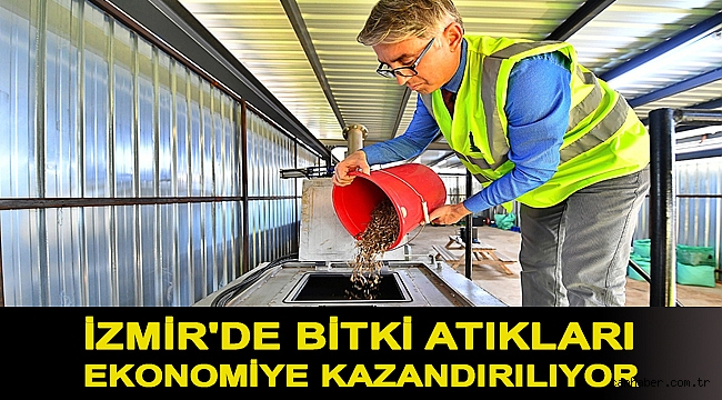 İzmir Büyükşehir Belediyesi’nin çevreci yatırımları biyokömür tesisiyle sürüyor