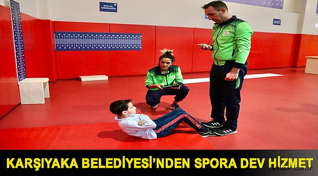 Karşıyaka Belediyesi’nden spora dev hizmet