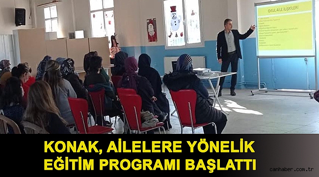 Konak, ailelere yönelik eğitim programı başlattı