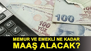 Memur ve emekli ne kadar maaş alacak?