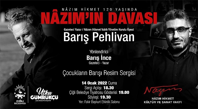 Nazım’ın 120. Yaş Günü Çiğli’de Kutlanacak