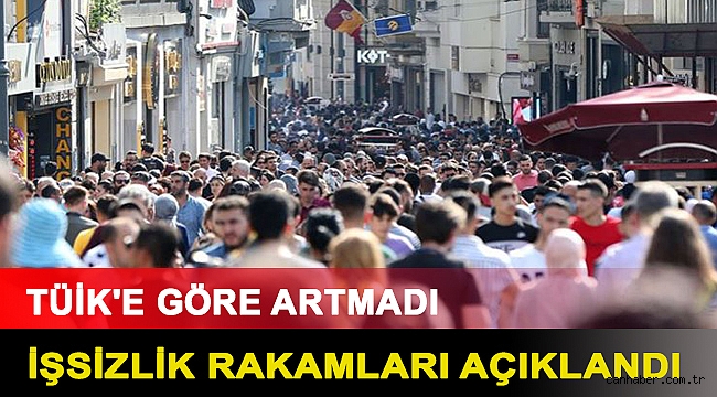 TÜİK'e göre artmadı: İşsizlik rakamları açıklandı