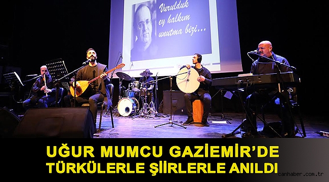Uğur Mumcu Gaziemir’de türkülerle şiirlerle anıldı